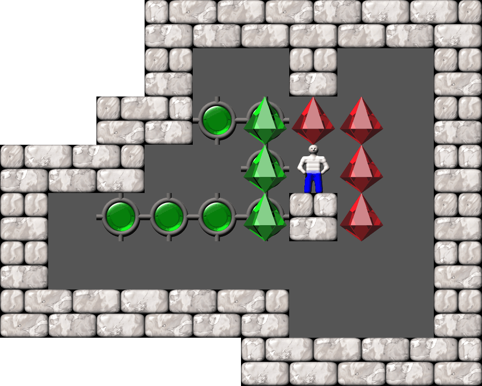 Sokoban Frantisek Pokorny collection level 55